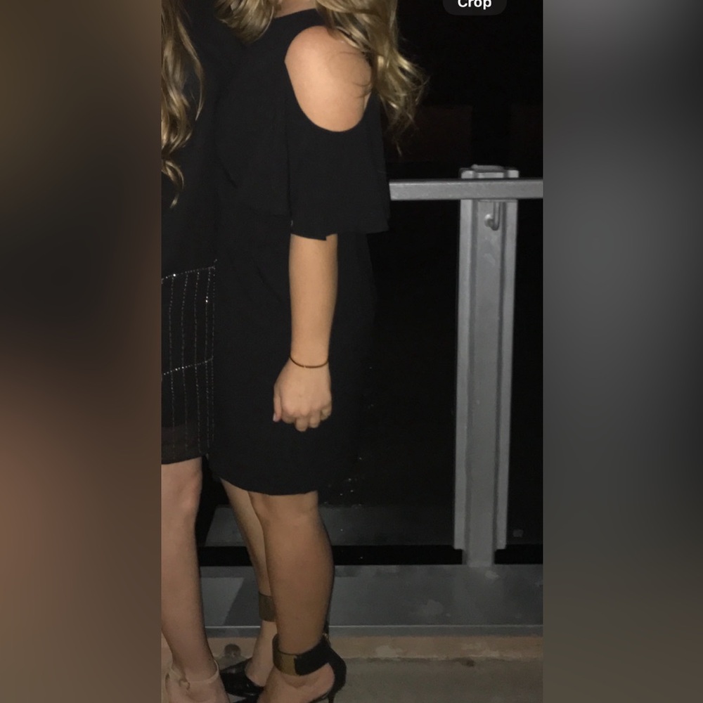 Chelsea 28 Black Cold Shoulder Dress
